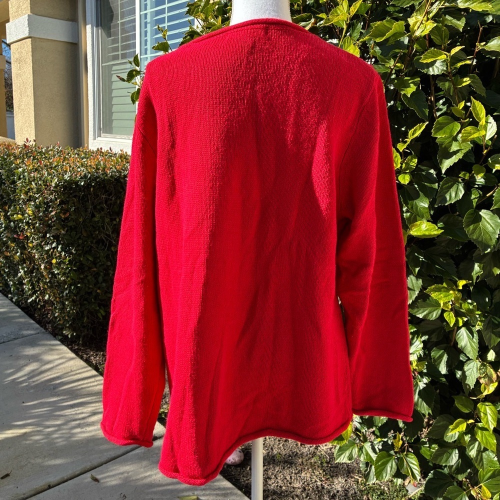 Coldwater Creek Red Christmas Tree Sweater2X - Picture 3 of 9